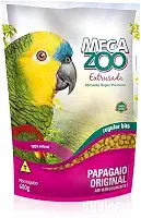 Ração Extrusada Megazoo para Papagaio Regular 600g