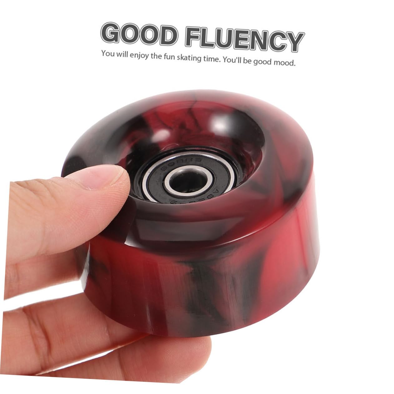 HANABASS Skate Wheel Replacement 4pcs Pu Roller Skate Wheels Mix 82a Hardness Fashion and Sturdy for