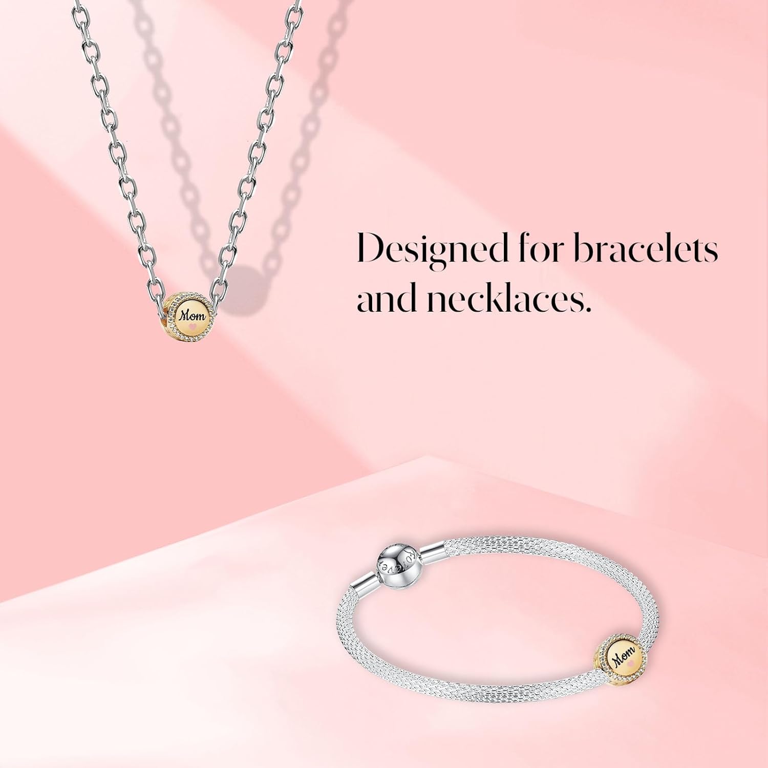 S925 Charms for Pandora Bracelets and Necklaces, Gifts for Love, Couple, Family, Friend, on Birthday, Anivesary, Christmas, Valentine's Day, Mothers Day - Image 2