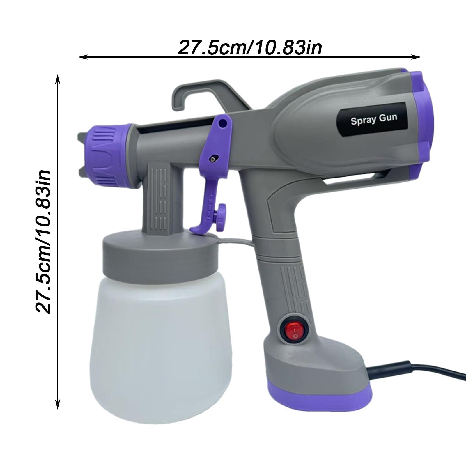 Spruzzatore di Vernice per Mobili con 5 Ugelli a per Verniciatura a Spruzzo | Spruzzatore Di Vernice Per Armadietti per Recinzioni, Capanni, Pareti, Soffitti, Mobili, Armadi, Giardino e Progetti F