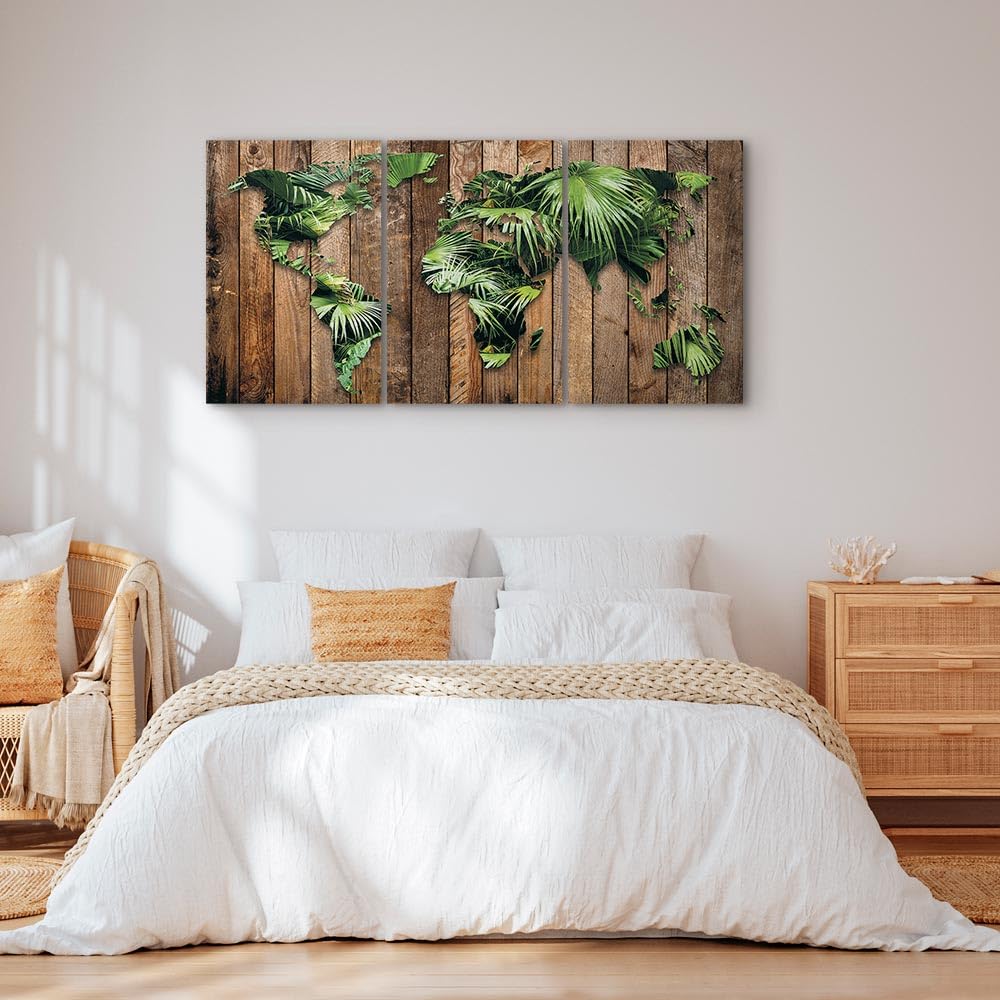 murando - Grand Tableau Décoration Murale Chambre, Cartes Nature, 180x90 cm