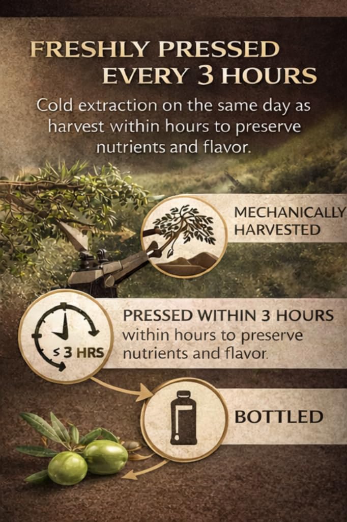 World's Best Gold Award - Laurel & Flame Olympia PGI Premium Olive Oil Extra Virgin - Polyphenol Rich (1029 mg/kg) - USDA Organic - Multiple Award Winning – 85X Hydroxytyrosols - Early Harvest - Cold Pressed (500 ml/16.9 fl oz)