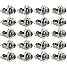 GLS Audio 1/4" Jacks Female TS Mono Panel Mount Jack - 20 Pack