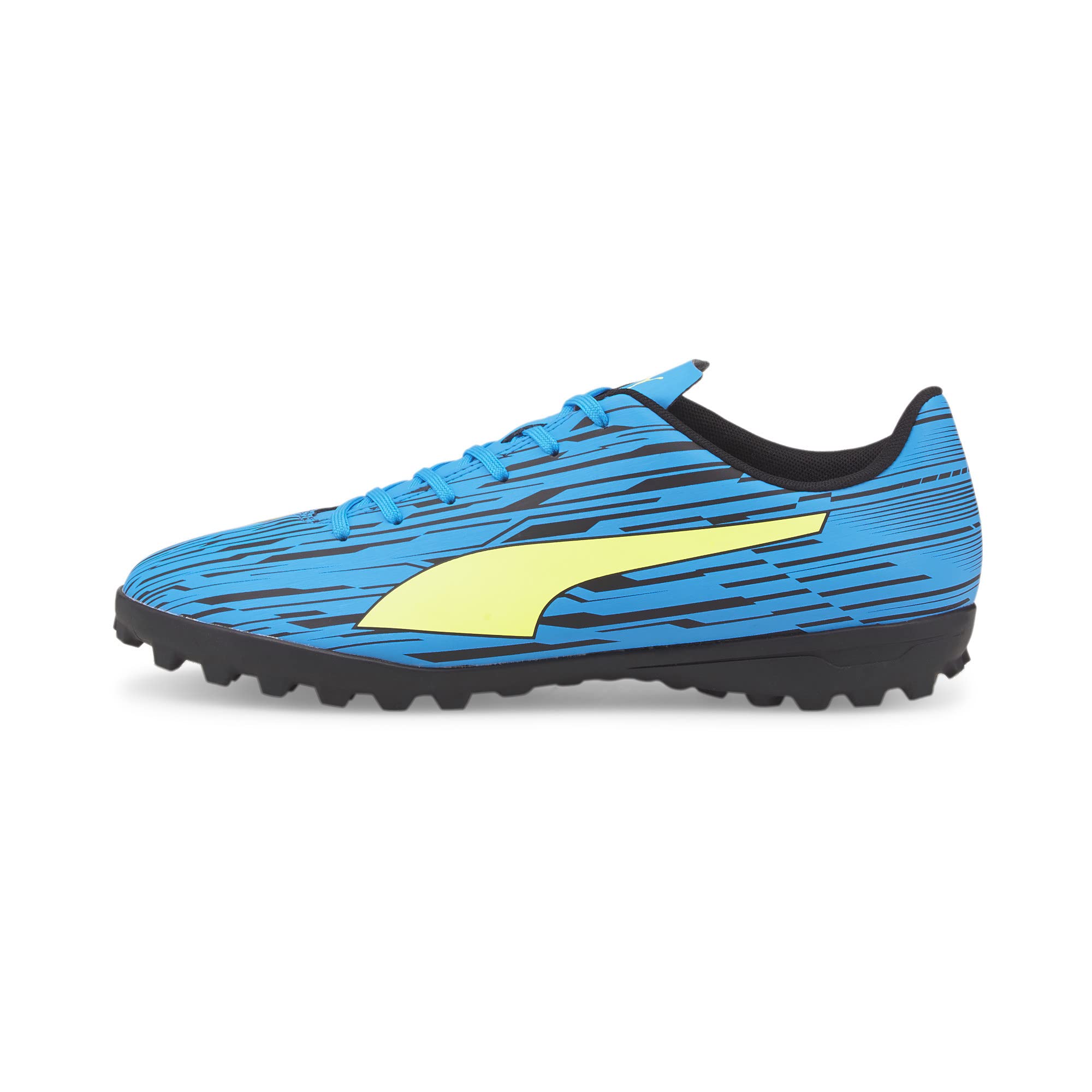 Puma Men's Rapido III Soccer Shoe, Ocean Dive-Yellow Alert Black, 11