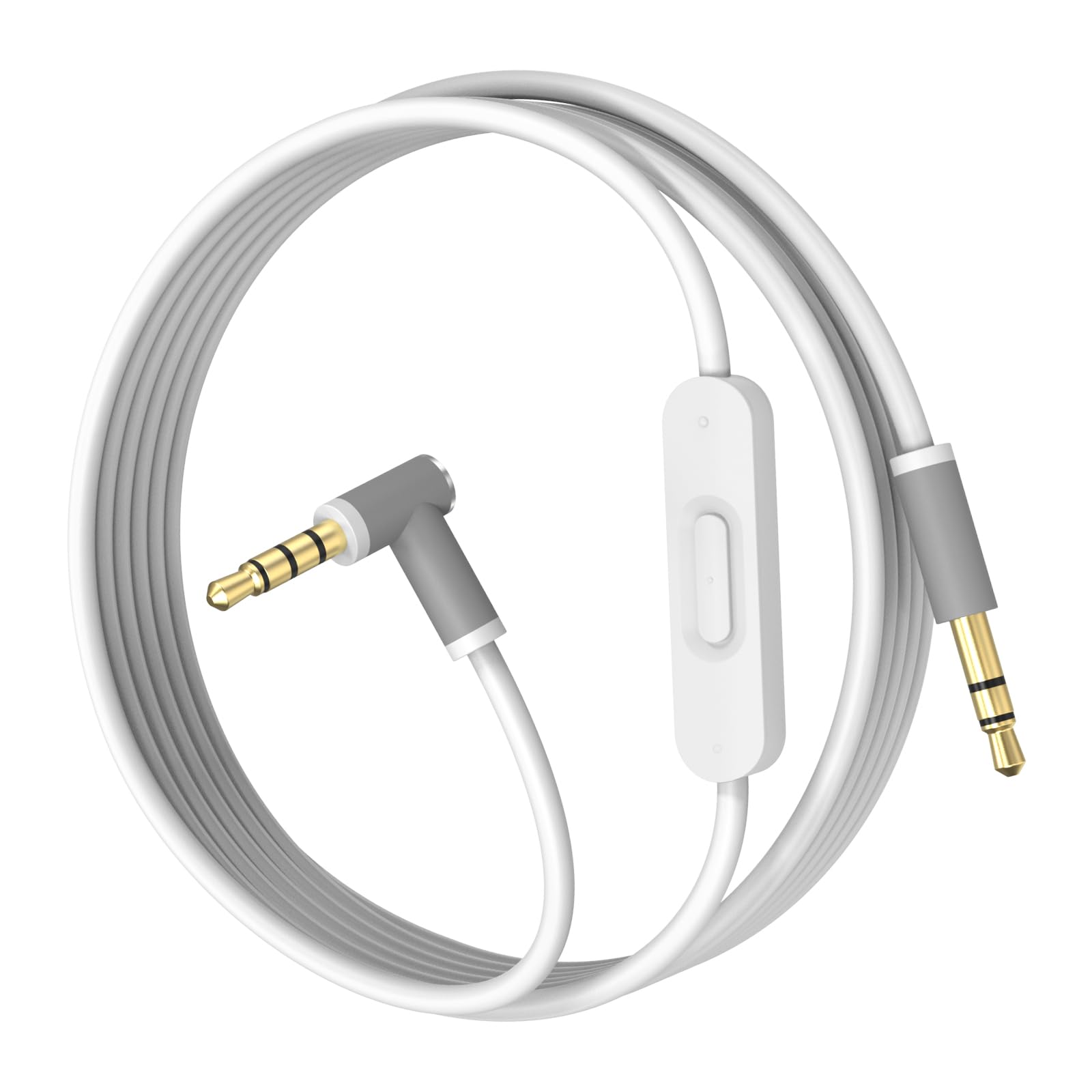 Câble de rechange Solo 4 double jack 3.5mm blanc avec micro intégré - 8