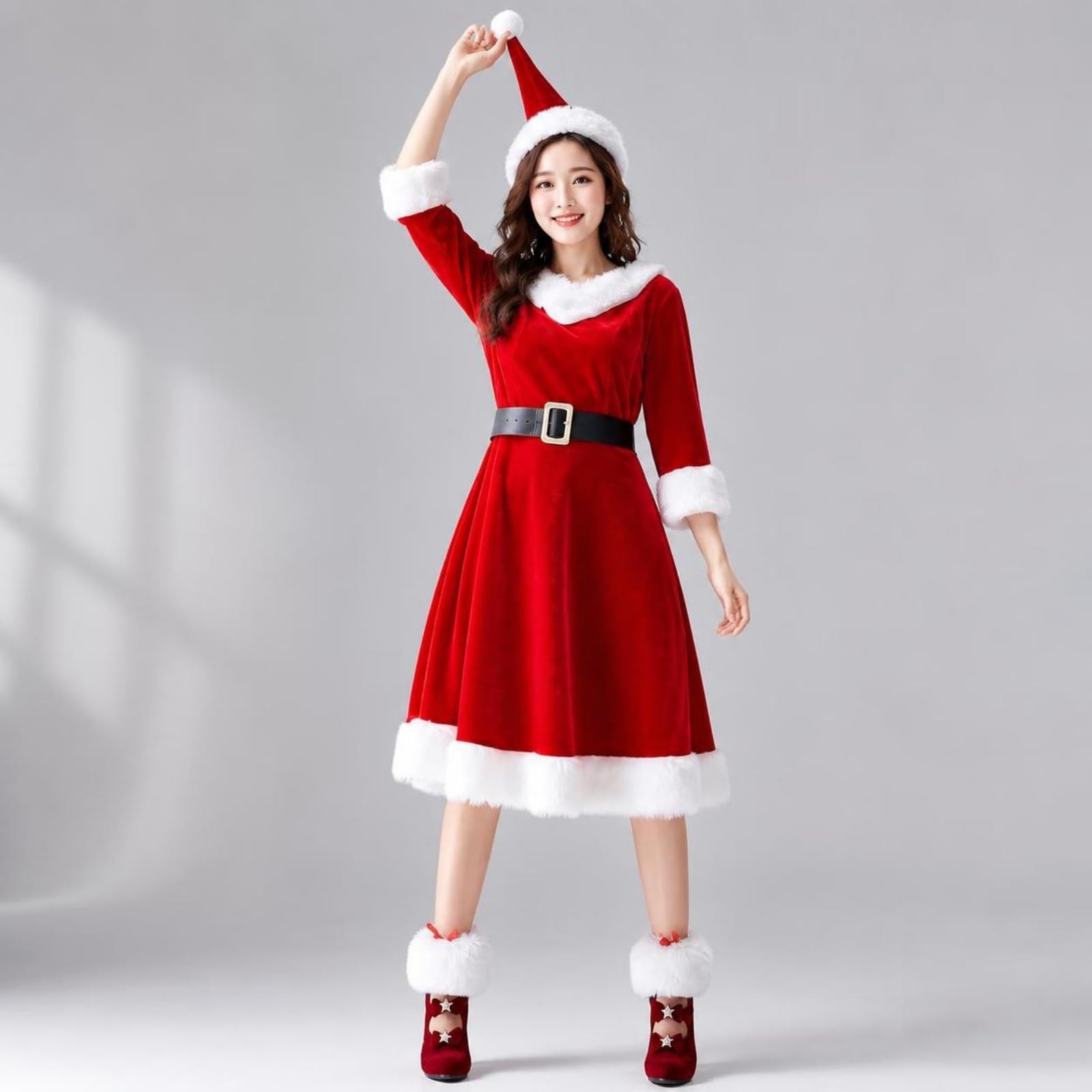 Costume Noël En Velours