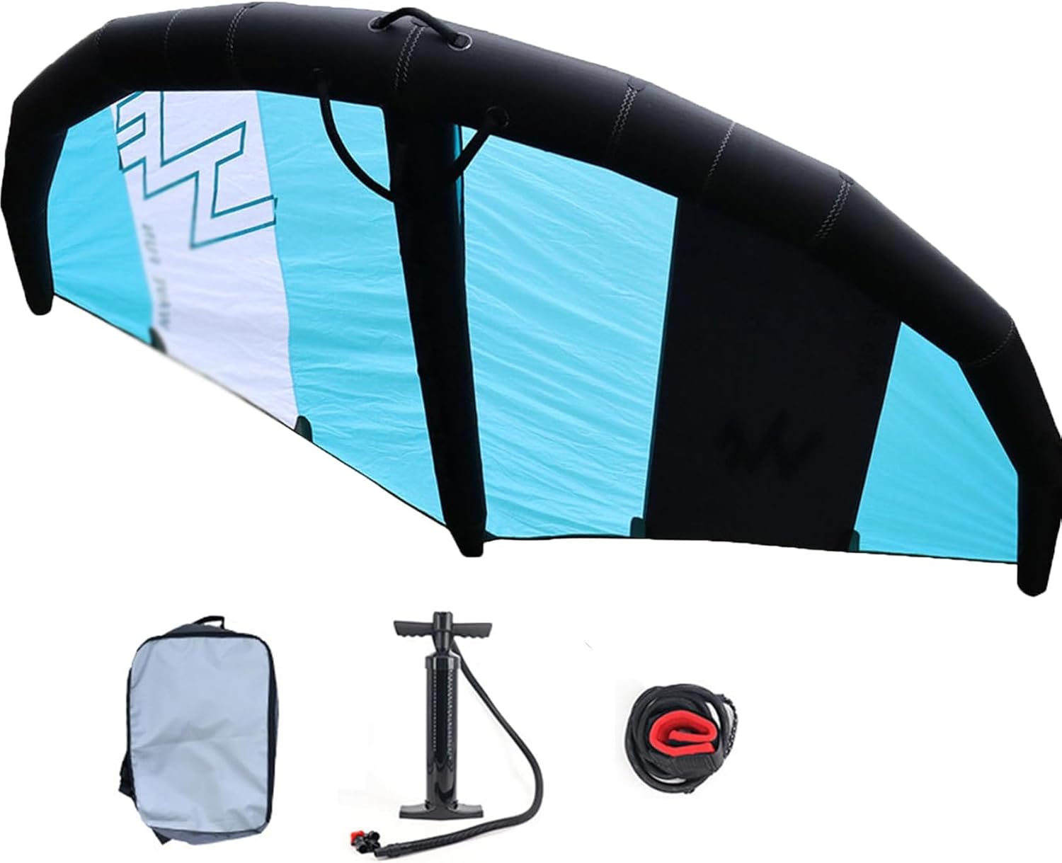 Windsurfing Inflatable Wing,4㎡,5㎡,6㎡ Wind Wingfoil And Hydrofoil Board, Handheld Surf Sail, With Window, For Water Sports, Kiteboarding, Surfing,A-4㎡