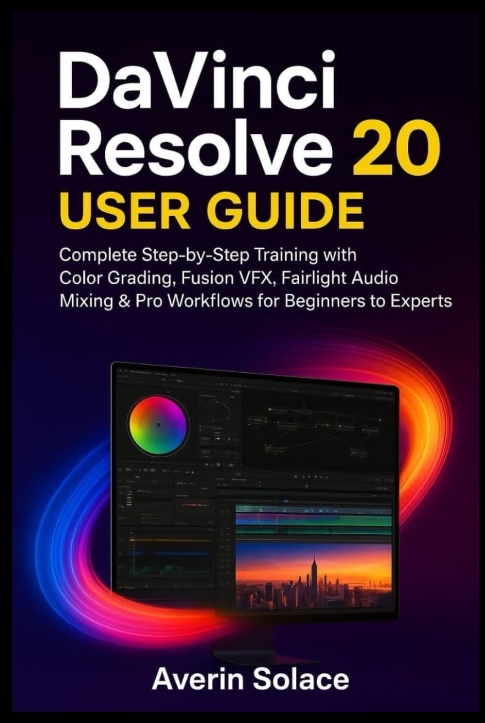 DaVinci Resolve 20 User Guide: Complete Step-by-Step Training with Color Grading, Fusion VFX, Fairlight Audio Mixing & Pro Workflows for Beginners to Experts