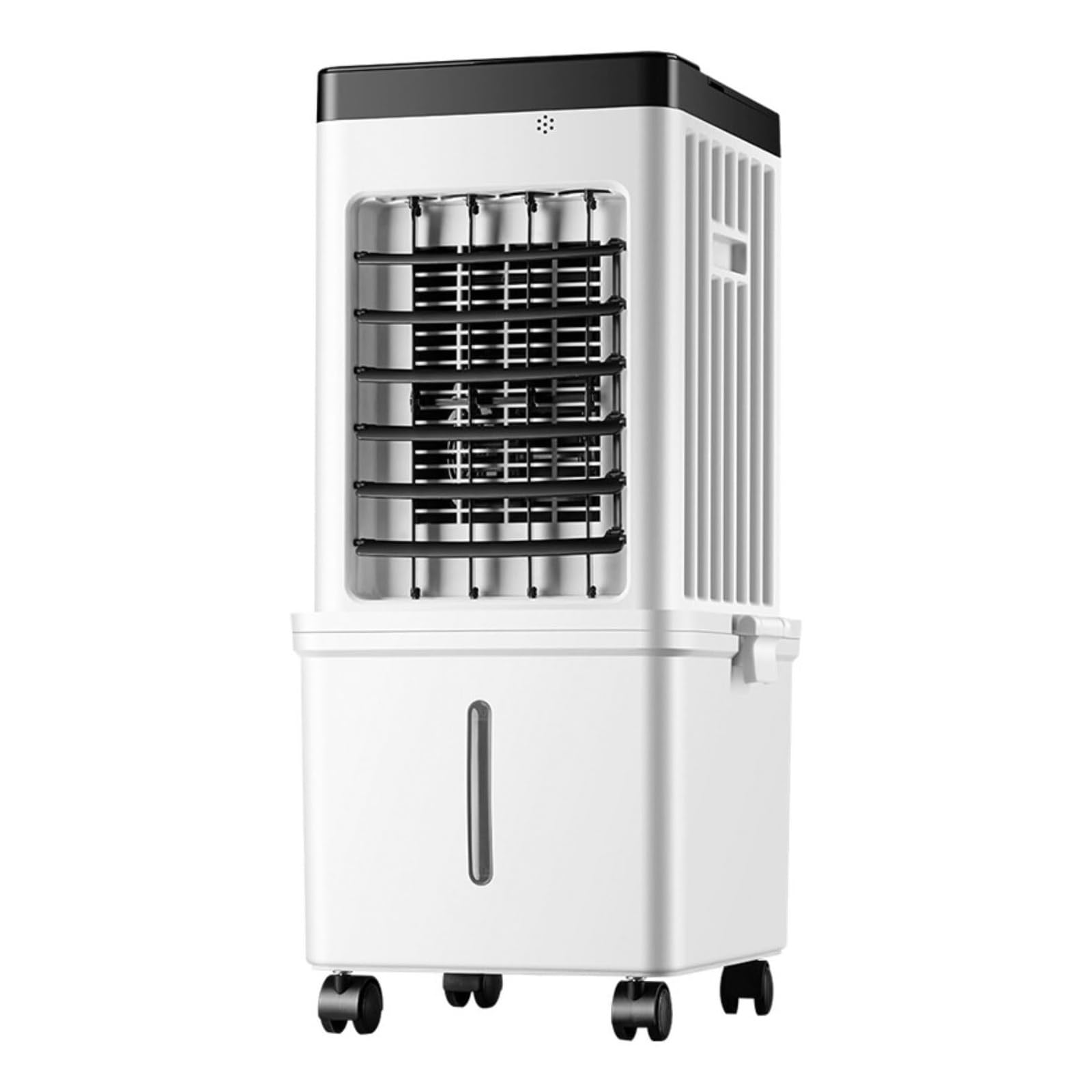 Portable Mobile Air Conditioning 15L Evaporative Air Cooler 75W with Removable Water Tank 15H Timer 3 Modes 3 Levels 40dB Cooling Fan for Home Office Bedroom