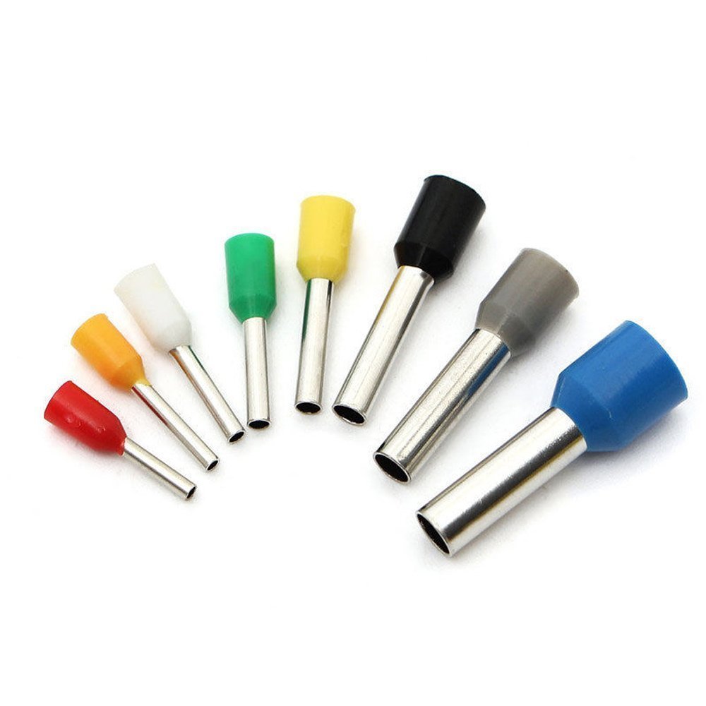 Kafton Green Cord Ends Terminals 6.0Mm² Cable Cord End Terminals Single Entry Bootlace Ferrules - (Pack Of 10)