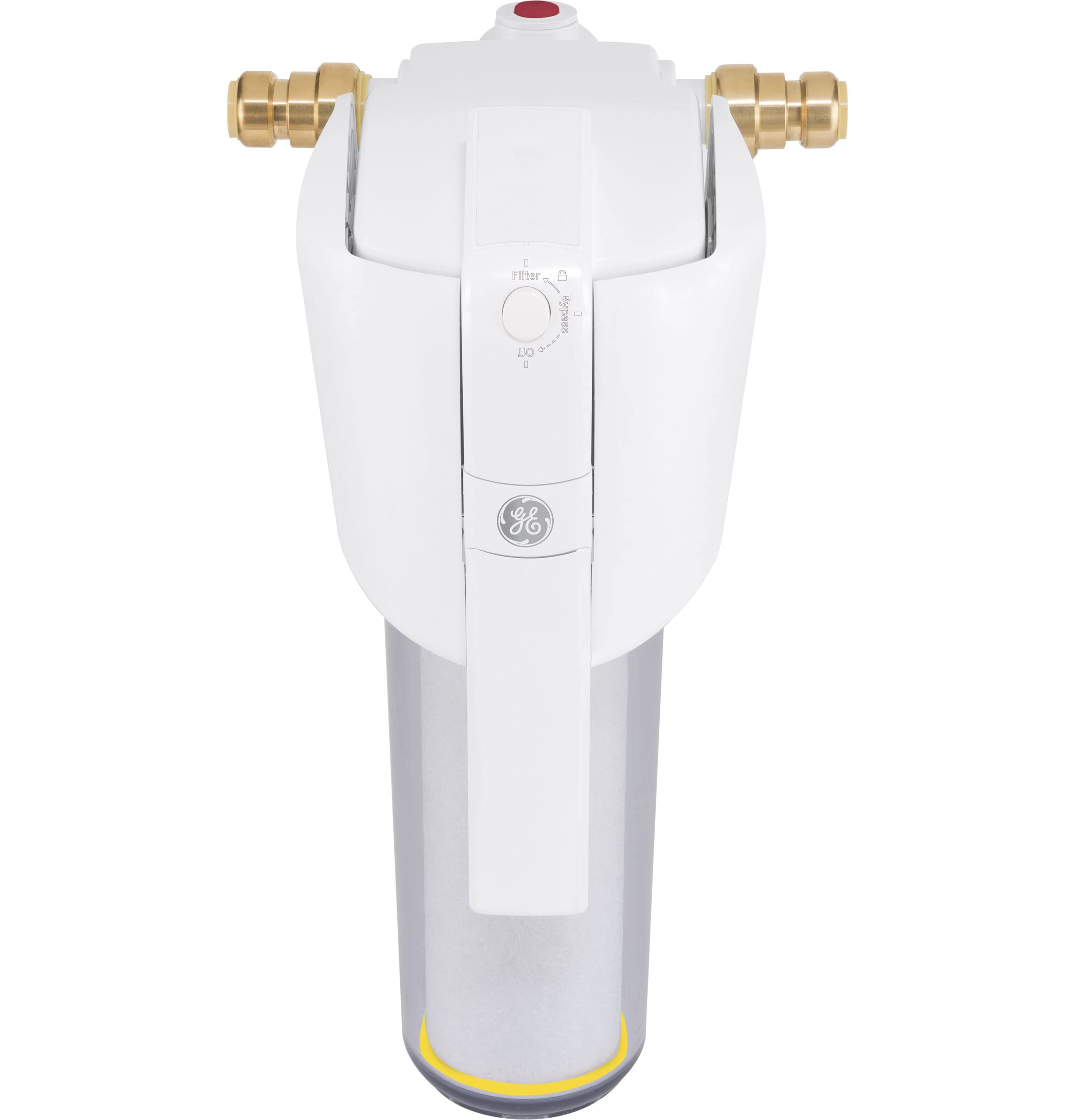 Photo 1 of GE Whole House Water Filtration System | Reduces Sediment, Rust & More | Install Kit & Accessories Included | Filter Not Included | Replace Filter (FTHPM, FTHTM, FTHLM) Every 3 Months | GXWH50M