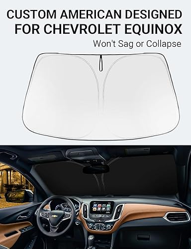 Vista 54 de Proadsy Parasol para parabrisas para BMW X1 F48 2016-2022 de 4 capas plegable, protector de parasol frontal que bloquea los rayos UV y mantiene