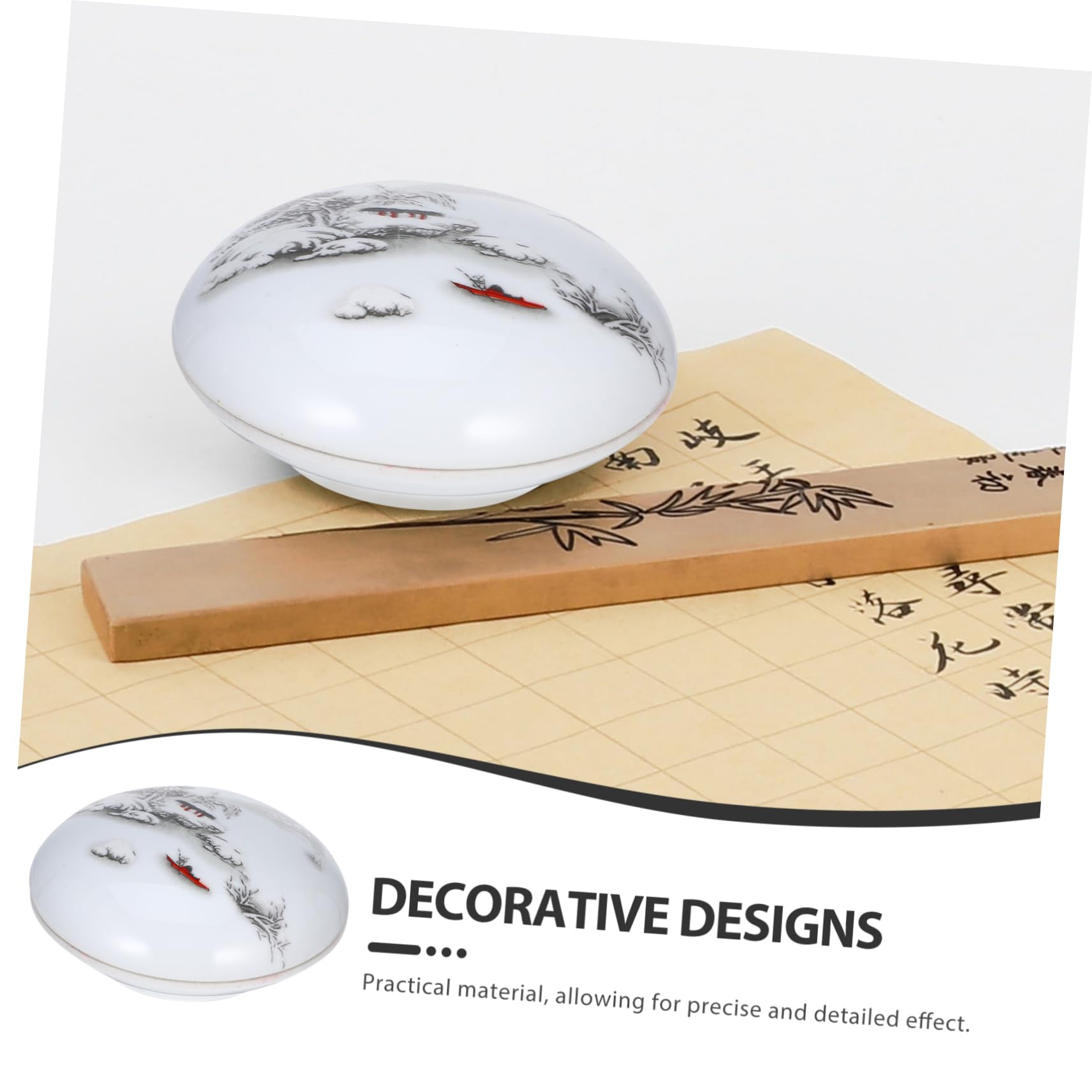 Lurrose 5 Pezzi Di Tampone Dinchiostro Multiuso in Stile Cinese Tampone Dinchiostro Per Pittura E Calligrafia Tampone Dinchiostro Luminoso Per Progetti