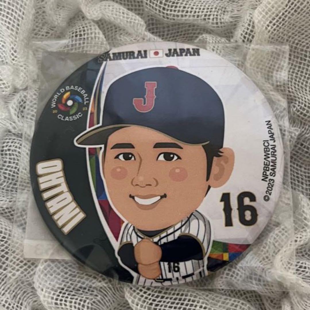 WBC日本代表缶バッチ大谷選手