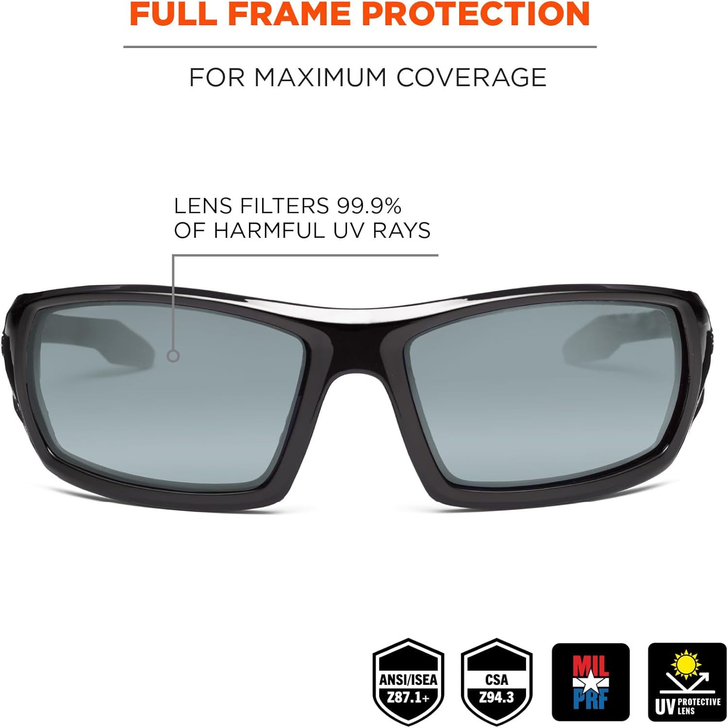 Ergodyne Skullerz Odin Polarized Safety Sunglasses