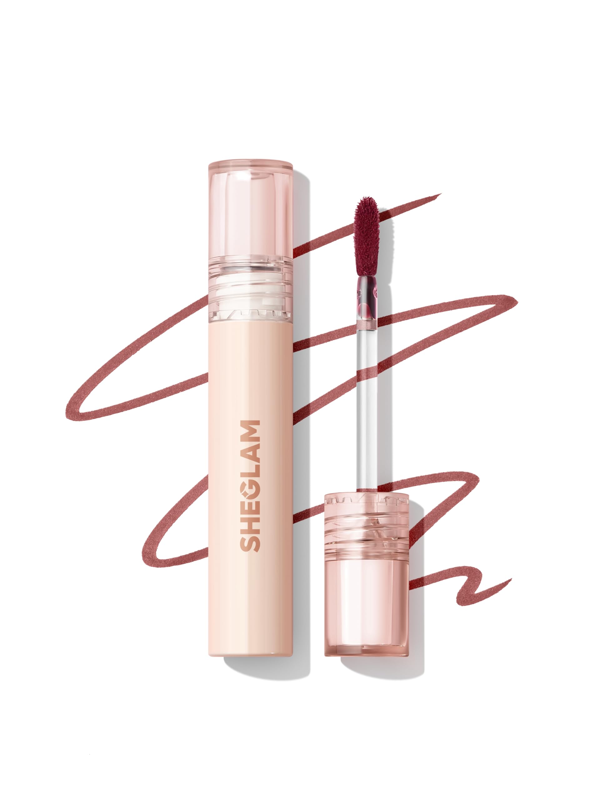 SHEGLAM Fall In Line Peel Off Lip Liner Stain Long Lasting Transferproof Nude Lip Tint-Pinky Promise