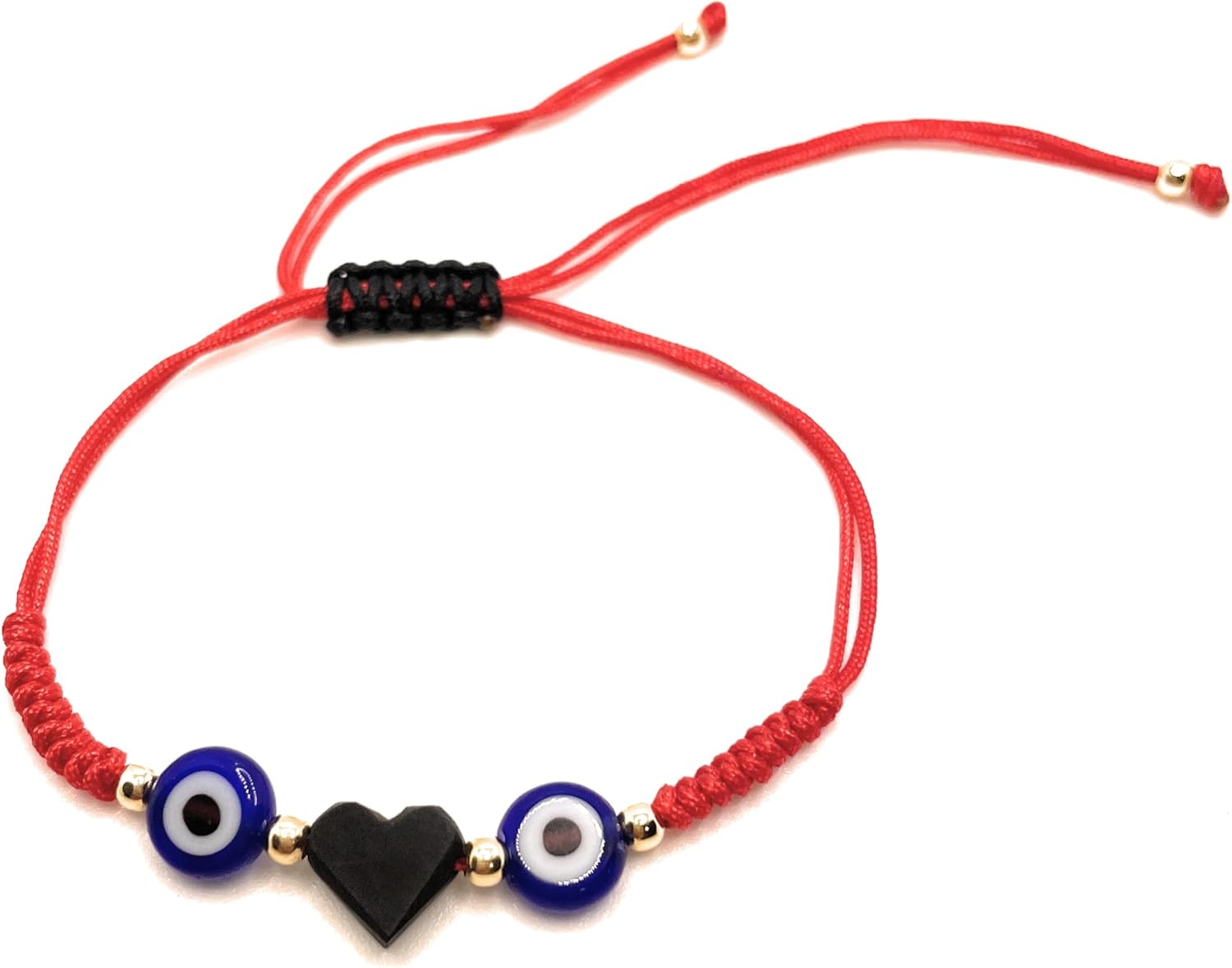 Red String Bracelet, Evil Eye Bracelet, Pulsera para el Mal de Ojo, Ajustable Bracelet, Protection Bacelet, Evil Eye Jewelry, Women Jewelry, Azabache Bracelet, Real Azabache. - Image 3