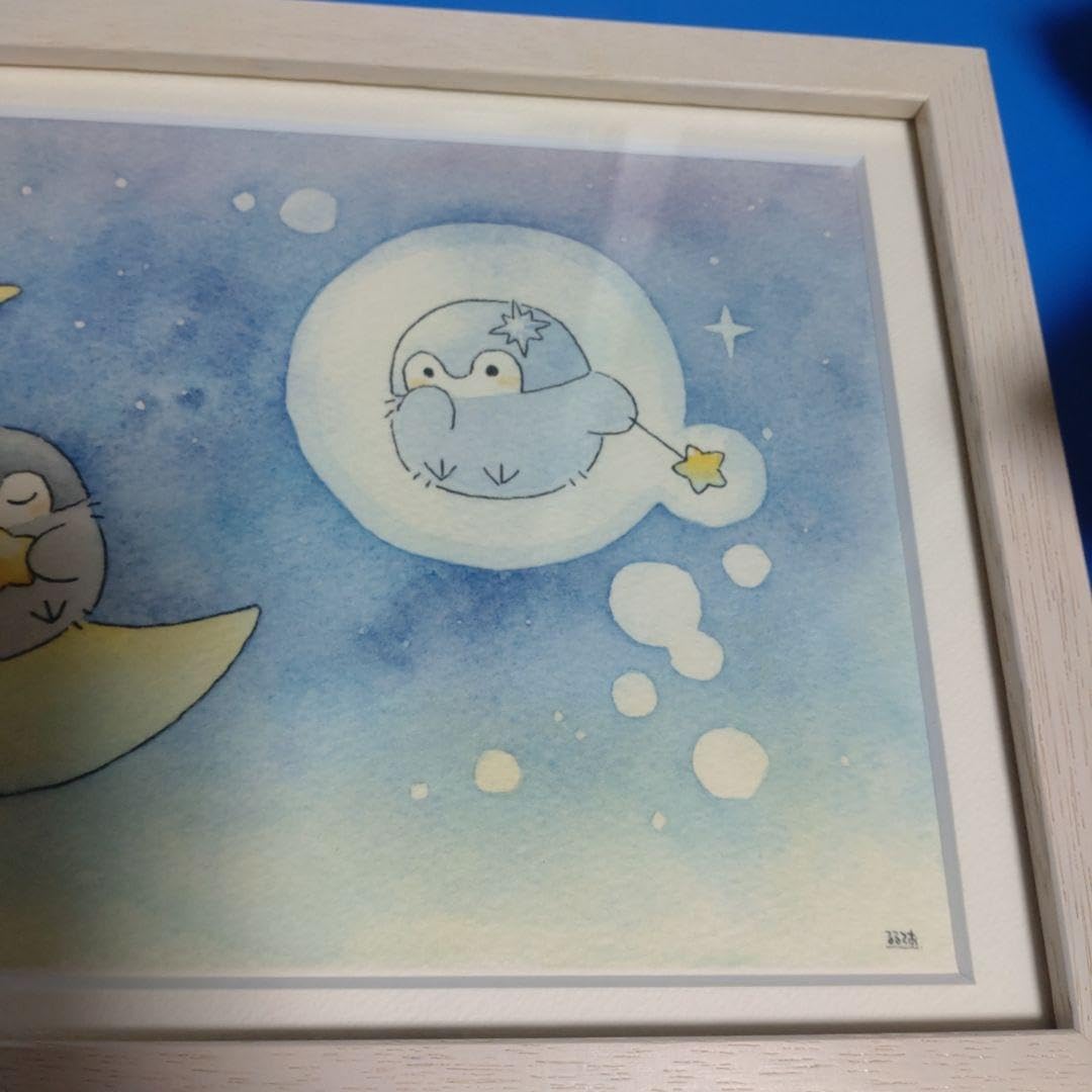 コウペンちゃん 花丸まんてん星展 複製原画 星に願いを