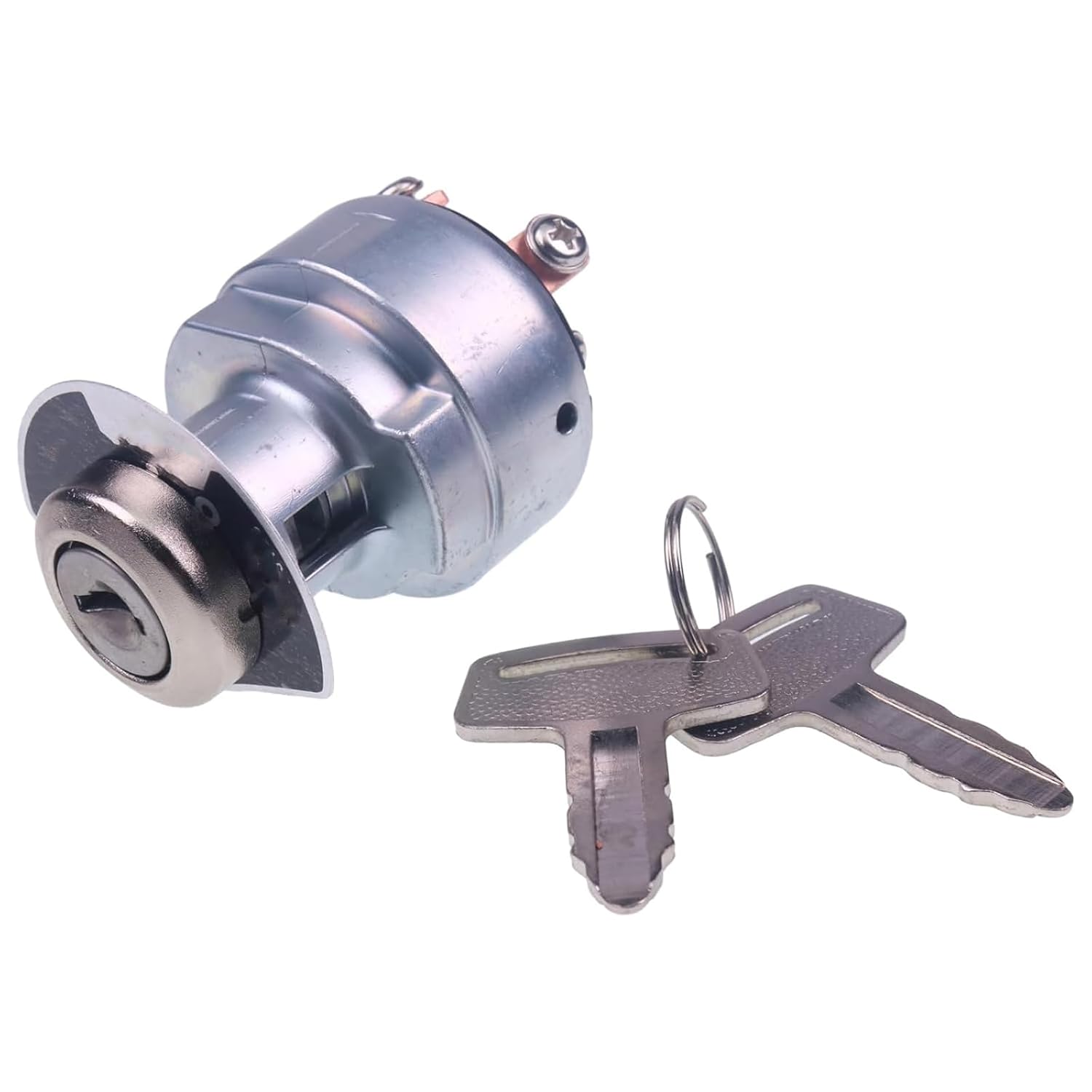 FridayParts Ignition Starter Switch with 2 Keys EG273-63590 68051-53210 RA111-53690 RC101-53690 Compatible for Kubota Engine WG972 Excavator K-008 KH-101 KH-151 KH-61 KH-91 KX121-2 Replacement
