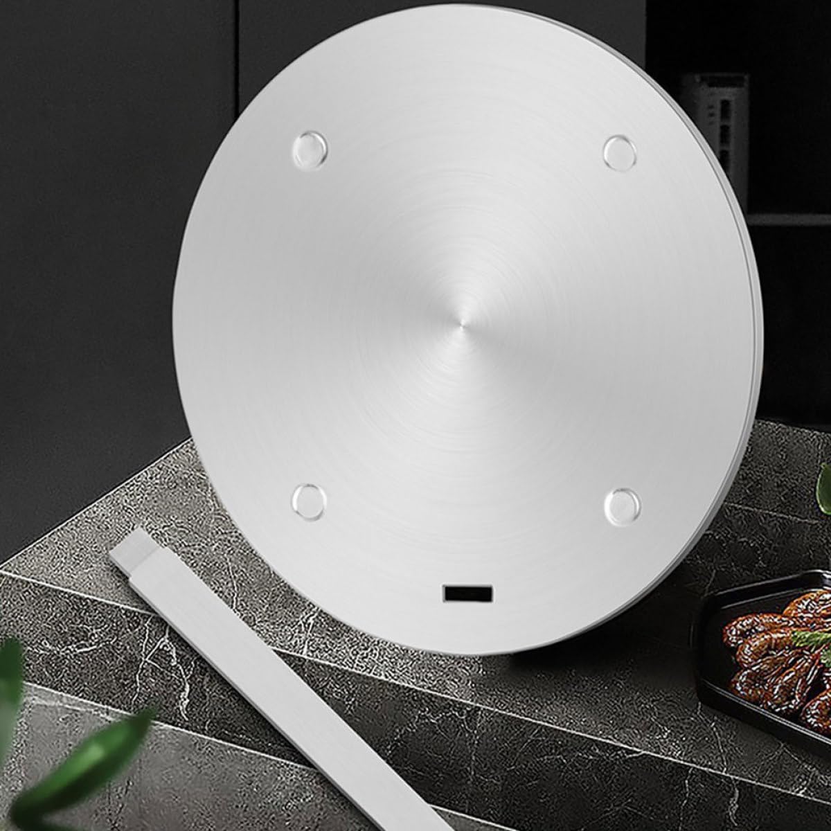 Placa Adaptadora Difusor de Calor de Acero Inoxidable para Inducción Resistente y Fácil de Limpiar Adecuado para Utensilios de Cocina en Gas y Eléctrica