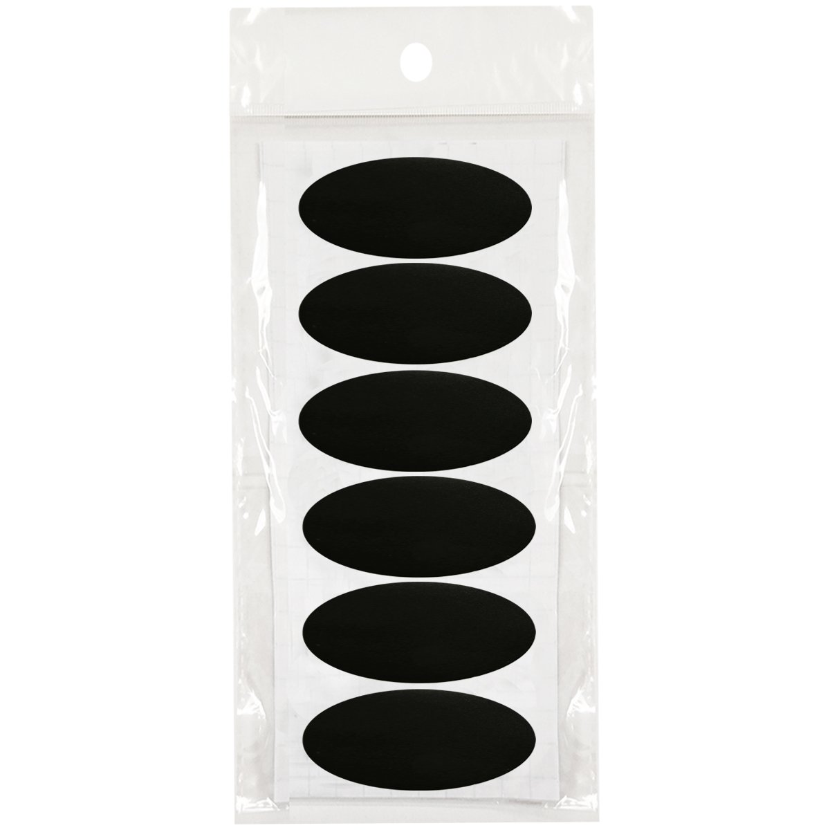 Wrapables Oval Kreidetafel Etiketten/Aufkleber mit Kreidestift, 2.125 von 1, Set 60