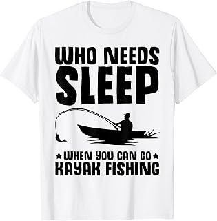 Kayak Fishing Accessories Inflatable Kayak Fishing Gear T-Shirt