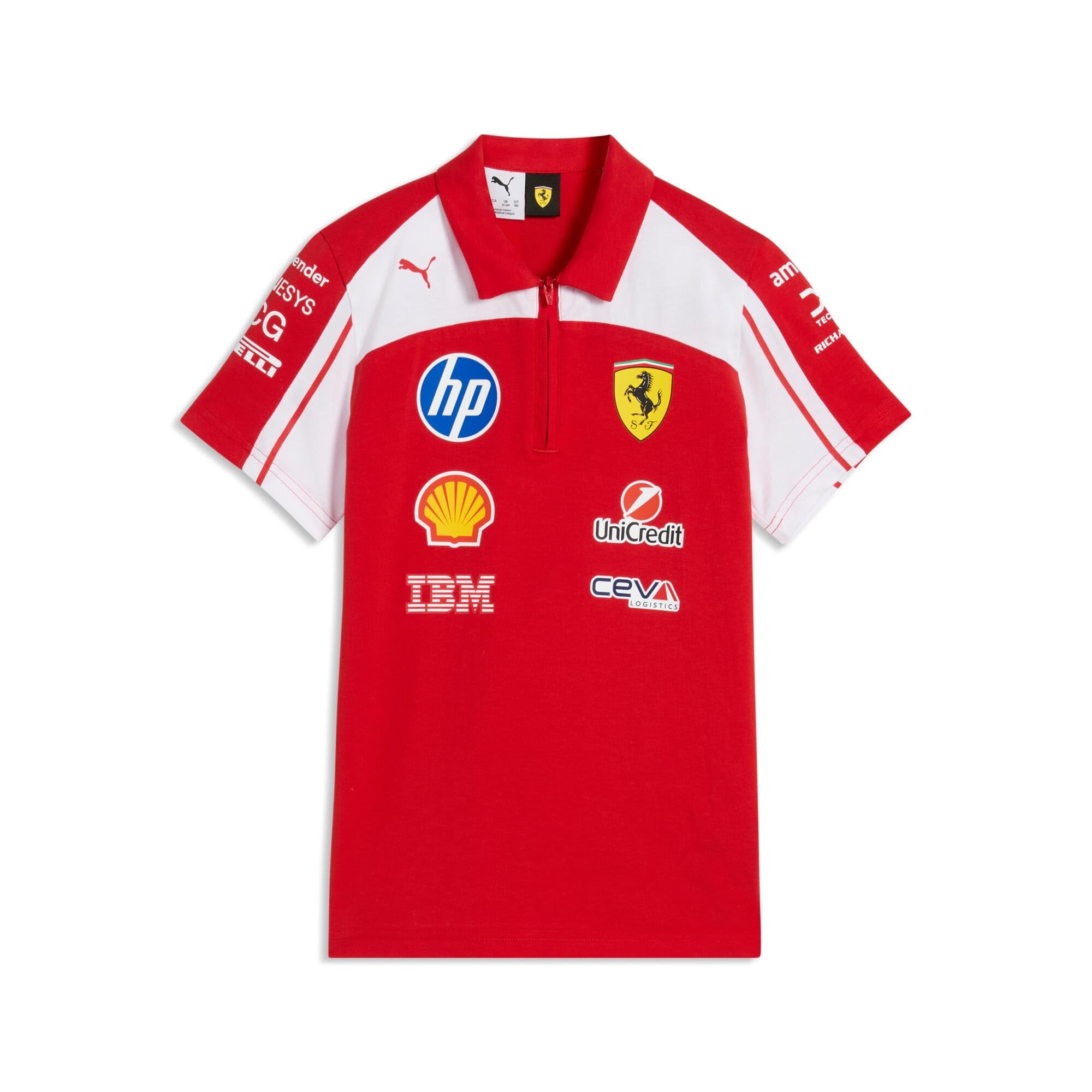 PUMA Scuderia Ferrari F1 2026 Kids' Team Polo - Red - Size: 152