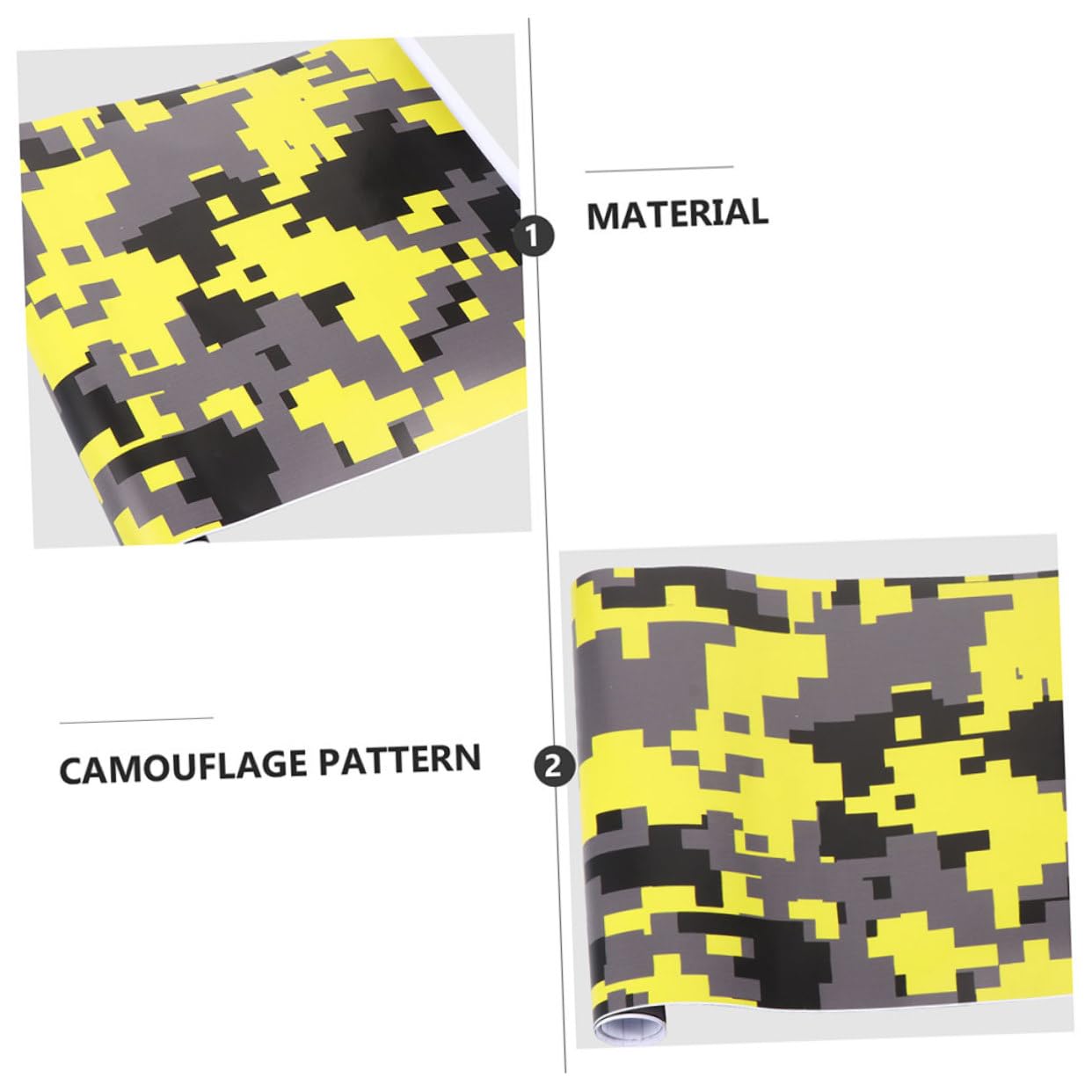 Film Vinyle Adhésif pour Covering de Voiture, Design Camouflage Graffiti, Pvc, Autocollant 3 Pièces, Pose Facile pour Personnalisation Carrosserie