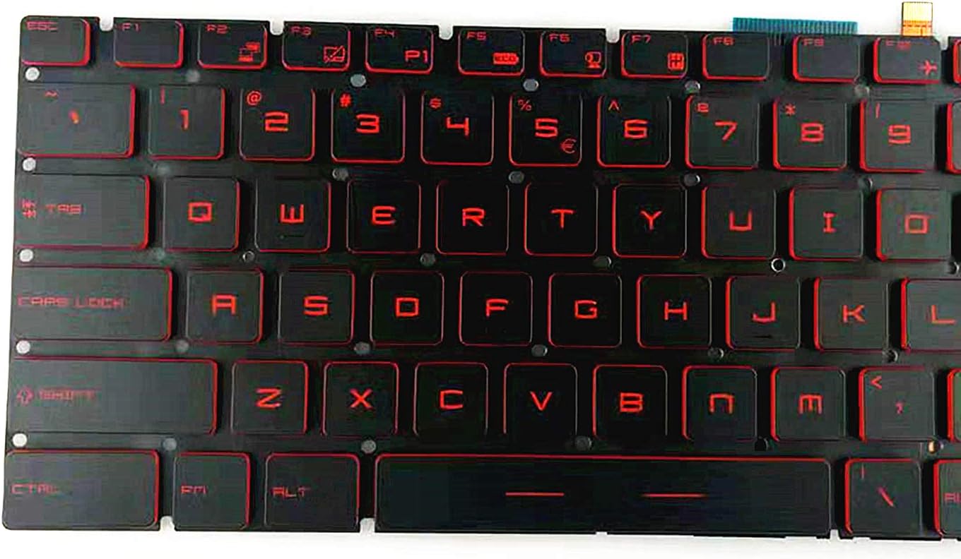 New Product QUETTERLEE Replacement Keyboard for MSI GS63 GS60 GS70 GT72 GE62 GE72 PE60 PE70 GT62 GL62 GL62M GP62 GL72 GP72 PE62 GE63 GE73 GS63VR WS60 GE62VR GE73VR GT62VR Series Keyboard Backlit US Layout - Red 80% Off Discount QUETTERLEE Replacement Keyboard for MSI GS63 GS60 GS70 GT72 GE62 GE72 PE60 PE70 GT62 GL62 GL62M GP62 GL72 GP72 PE62 GE63 GE73 GS63VR WS60 GE62VR GE73VR GT62VR Series Keyboard Backlit US Layout - Red