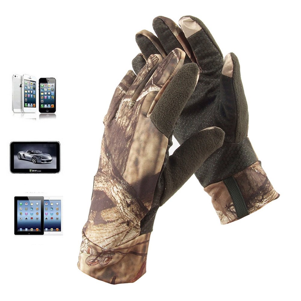 Gants de camping et pêche tactiles imperméables taille unique - 8