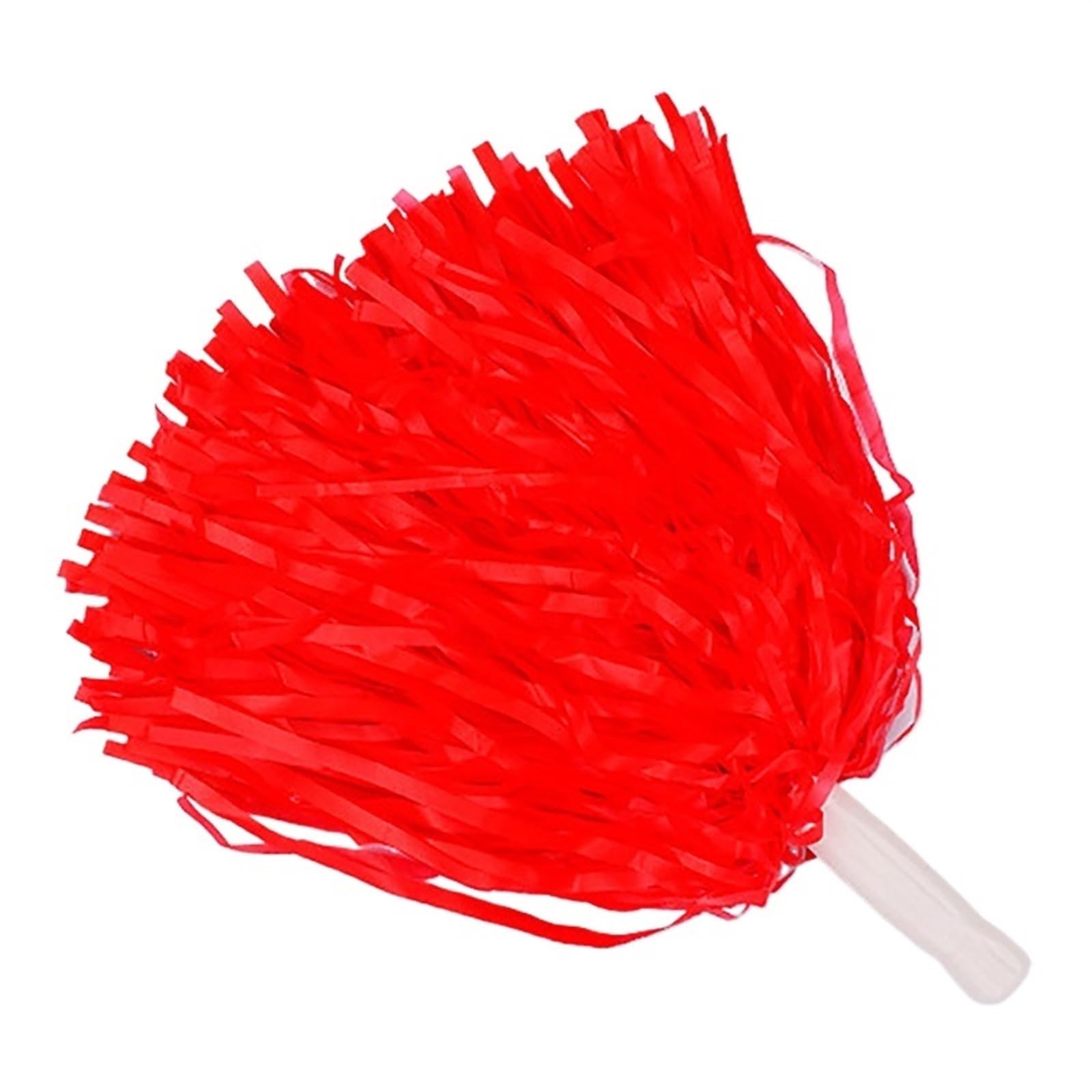 ZWCSHUU Cheerleader Pom Poms Dance Sports Match And Vocal Concert Decorator Cheerleading Cheering Flower Pom Poms(Red)