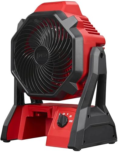 Miniatura 2 de 0886-20 M18 18V 2,350-Rpm Ventilador de trabajo ajustable con adaptador - Herramienta desnuda para Milwaukee