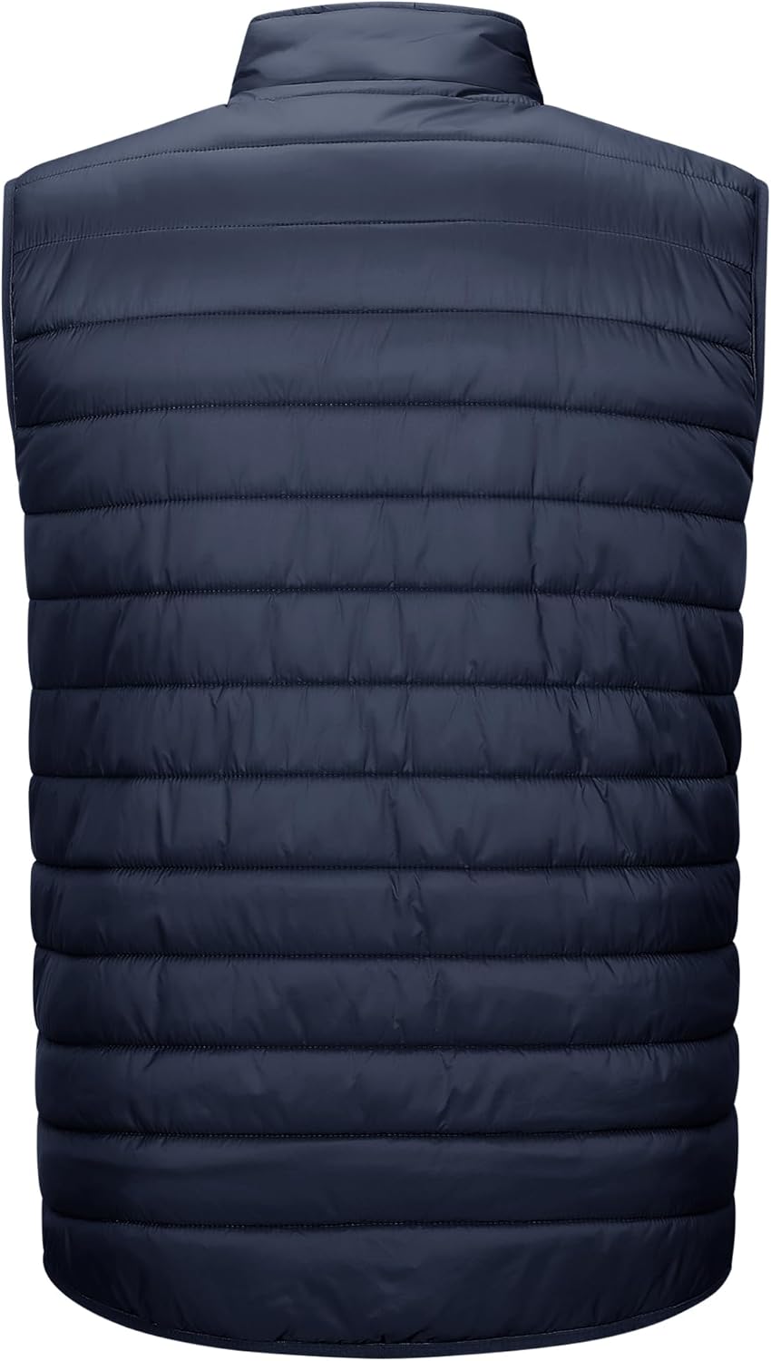 33,000ft Men's Lightweight Packable Insulated Puffer Vest Outerwear, Warm Winter Sleeveless Jacket for Golf Running - Image 2