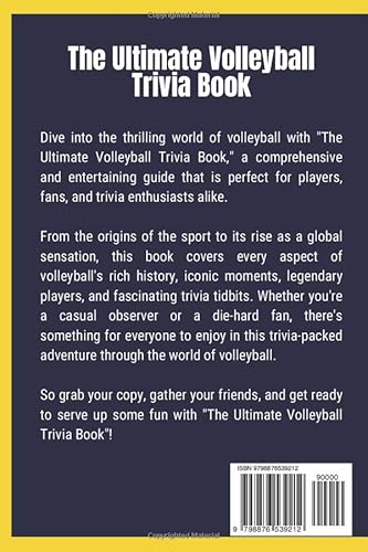 The Ultimate Volleyball Trivia Book