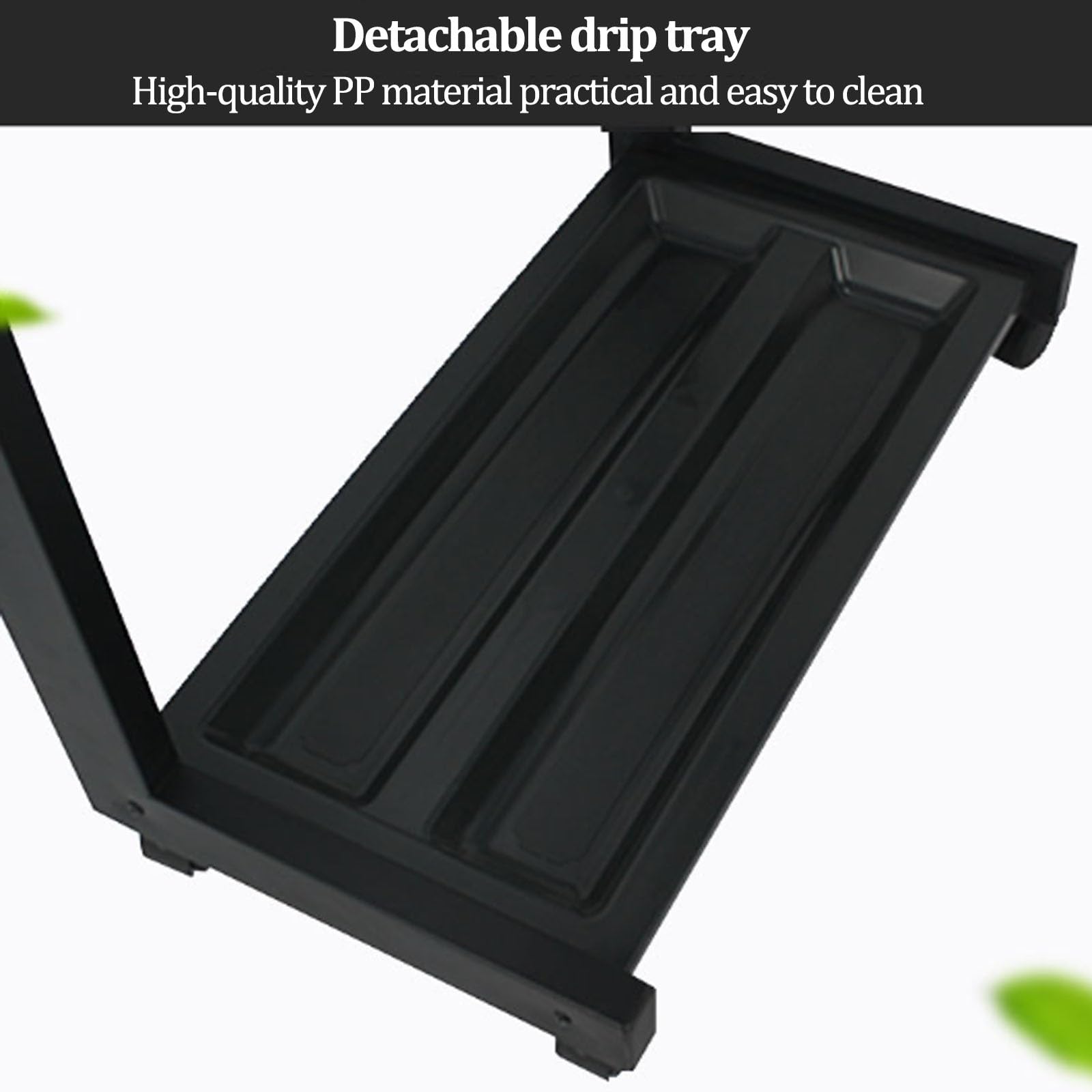 Portaombrelli in stile industriale – Stand organizer | Vassoio raccogligocce rimovibile, ruota girevole per casa, ufficio, hotel o uso commerciale(A)