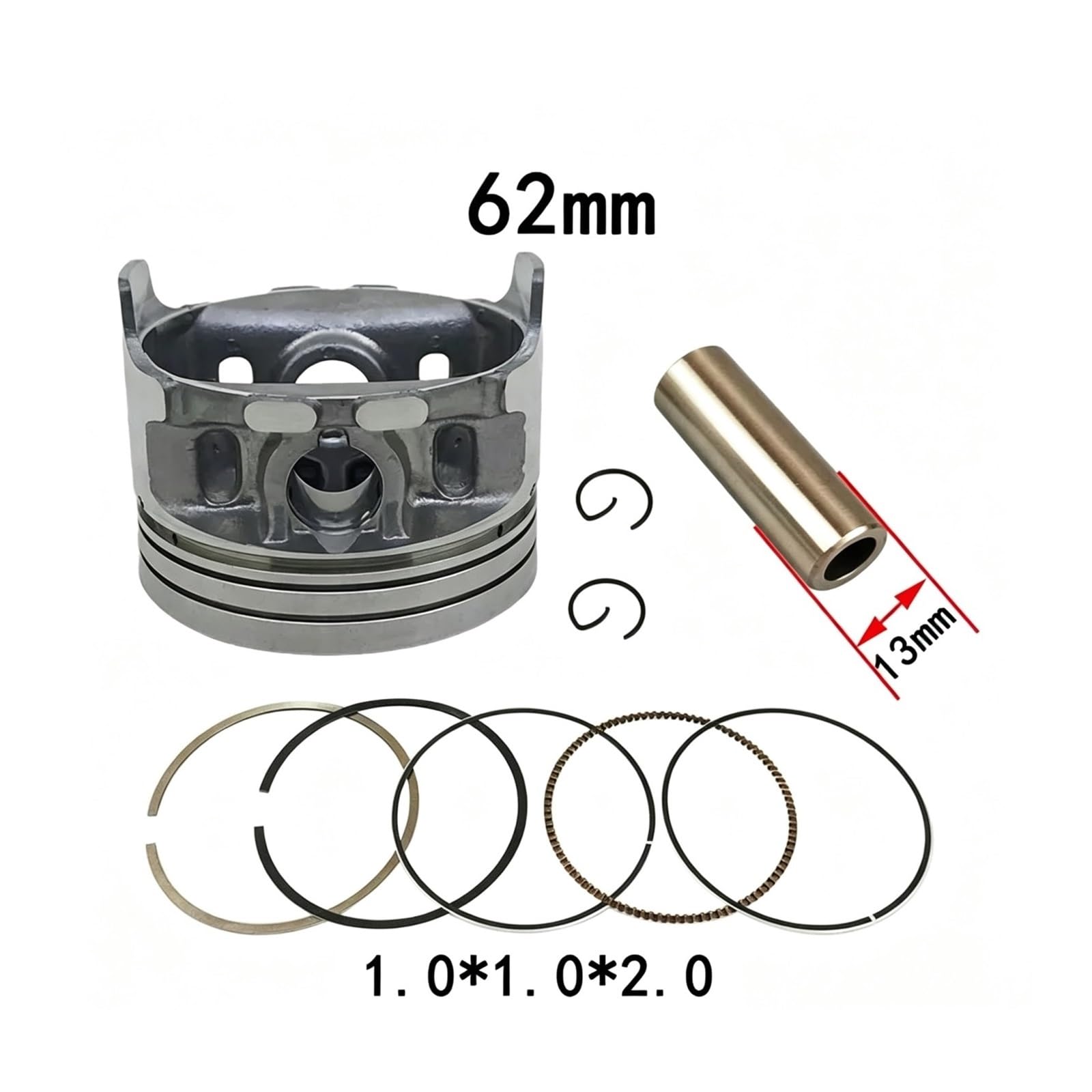 Cilindro Pistone Kit 62mm Per CG150 Per CG 150 150CC