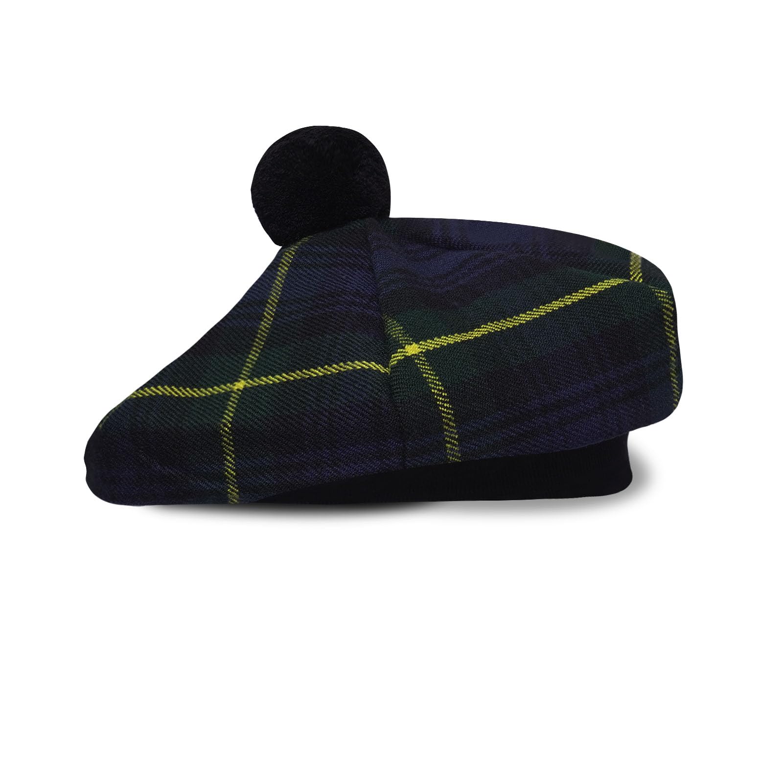 UMAM Scottish Traditional Tam o' Shatner Acrylic Wool Tammy Hat Flat Bonnet Kilt Many Tartans, Gordon 020tcp, One Size