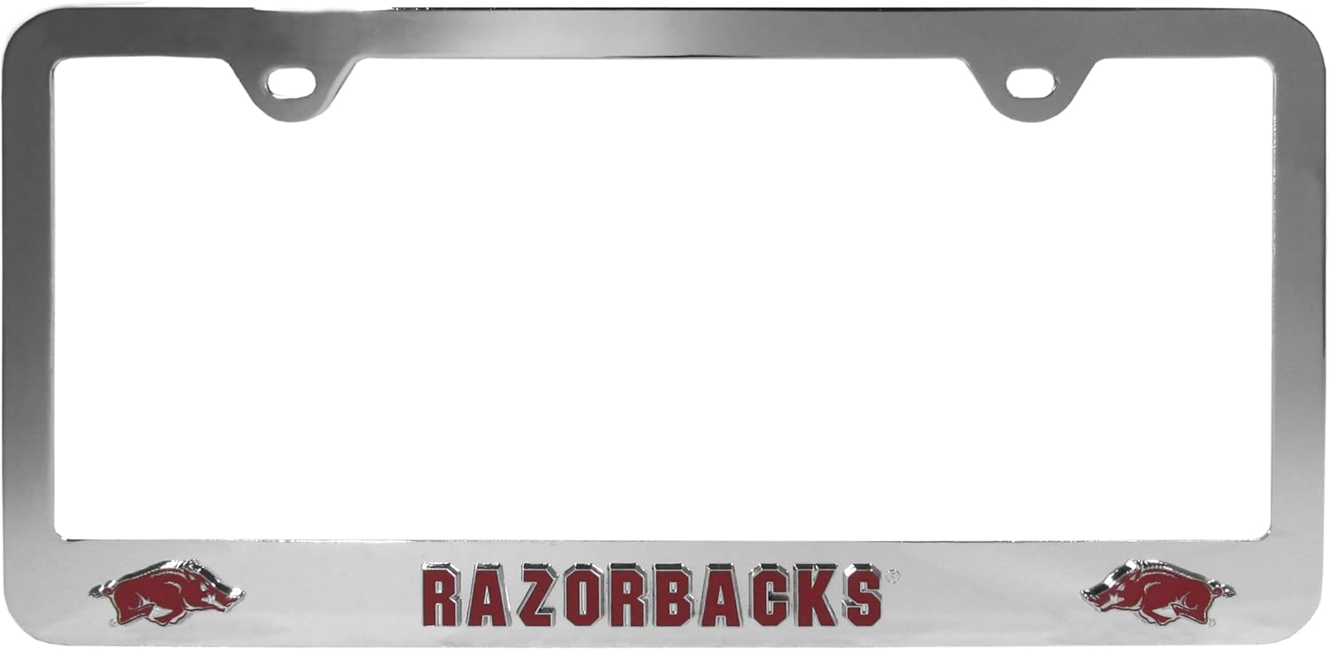 NCAA Arkansas Razorbacks Steel Tag Frame
