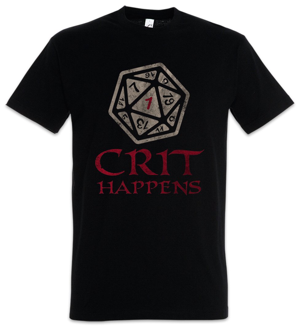 Urban Backwoods Men's Black Crit Happens T-Shirt Size 3XL