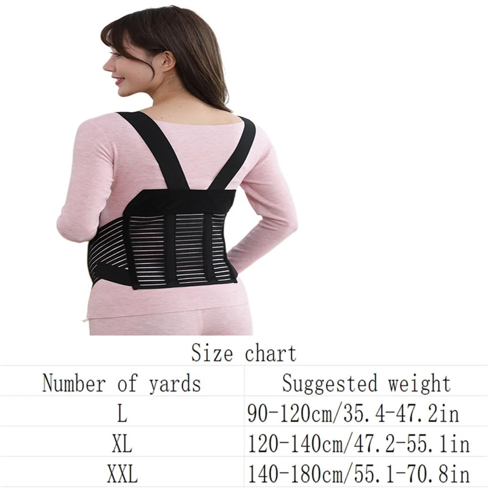 Pancera Gravidanza Cintura di supporto prenatale for donne incinte | Fasce for pancia premaman 1 pezzo for supporto e cura addominale(Pink Upgraded L)
