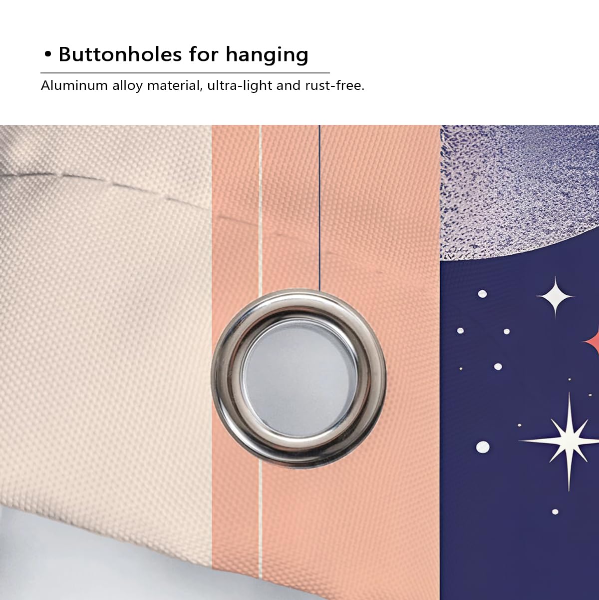 Dreamy Galaxy Duschvorhang zeitgenössischer runder Säulen-Badevorhang Trendiger Pastell-Flieder-Pfirsich-Badezimmer-Dekoration waschbarer Polyester 200 x 220 cm