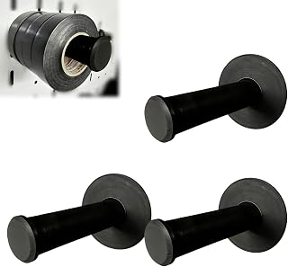 Magnetic Tape Holder Compatible with Scotch 35 fits Electrical Tape Rolls and Masking Tape Tool Box Organizer for Workshop Storage Rack Accessory, 3PCS