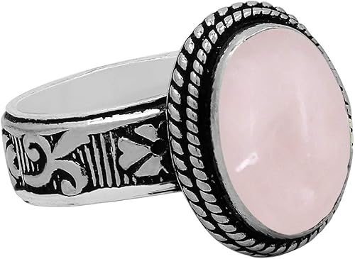 Miniatura 3 de Anillo solitario de malaquita ojo de tigre piedra lunar natural 10x14mm con forma ovalada gema auténtica recubierto de plata de ley 925 anillos