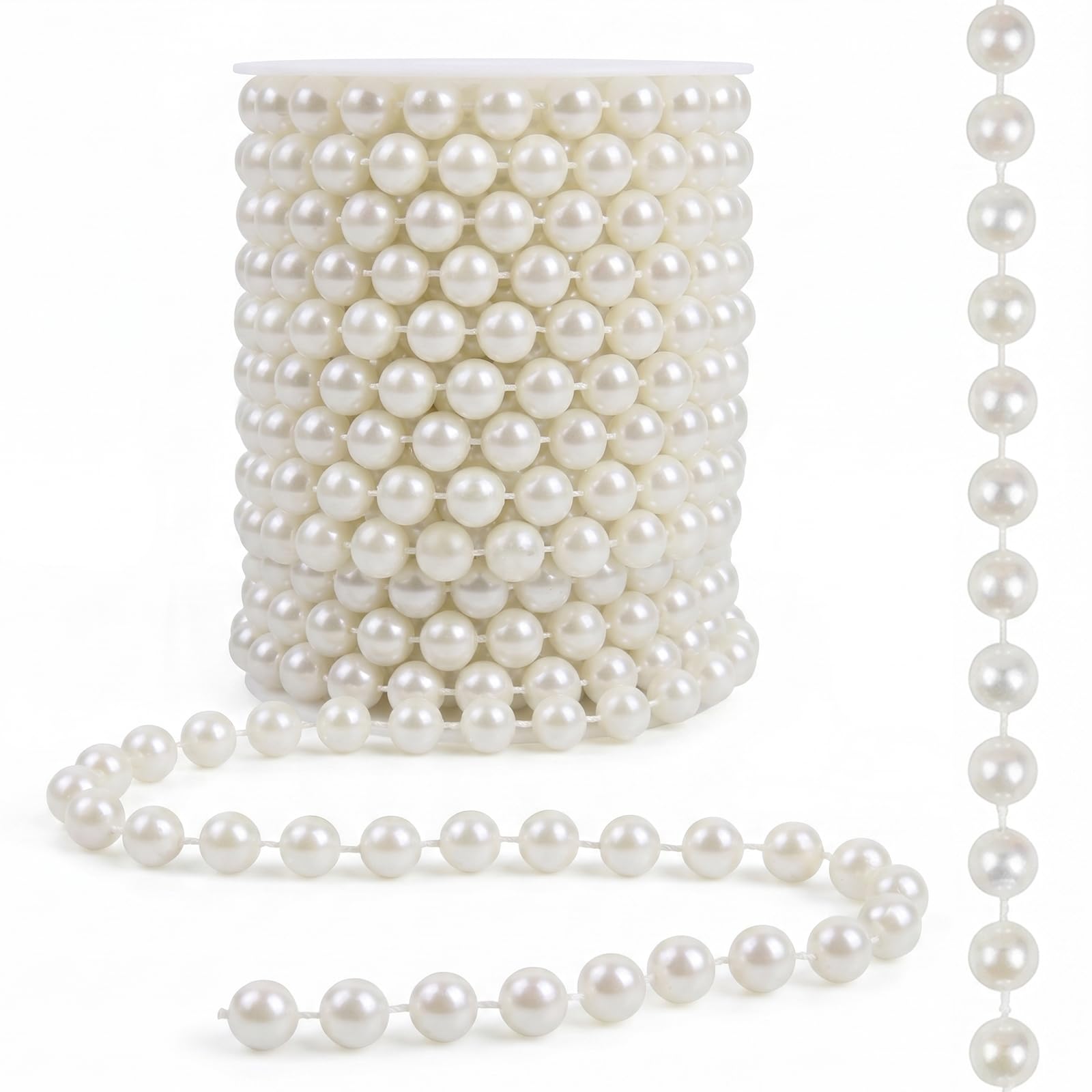 Guirlande de perles de 12 mm pour réussir vos décorations de fête sans coller chaque perle