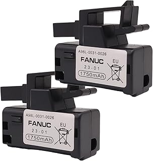 (2-Pack) LITKEQ 3V Batteries for A98L-0031-0026 A98L 0031 0026 New GE FANUC A02B-0309-K102 PLC Battery New