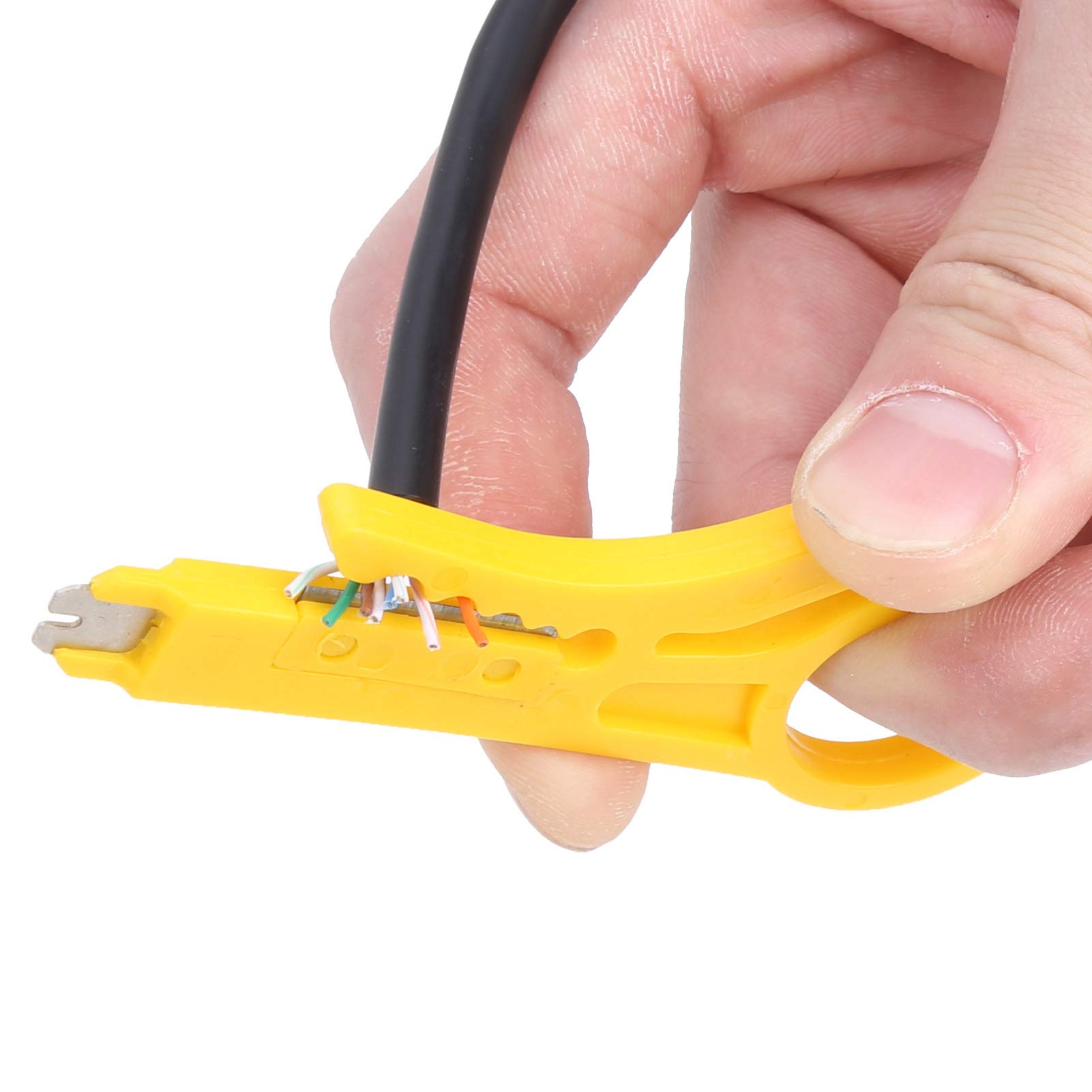 Generic Kit D'outils de Maintenance et de Réparation de Câbles Réseau, pour les Amateurs de Bricolage, Accessoires ABS Portables YG‑P109