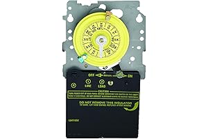 Intermatic T104R Timer, 24-Hour Mechanical Timer SPST Mechanism