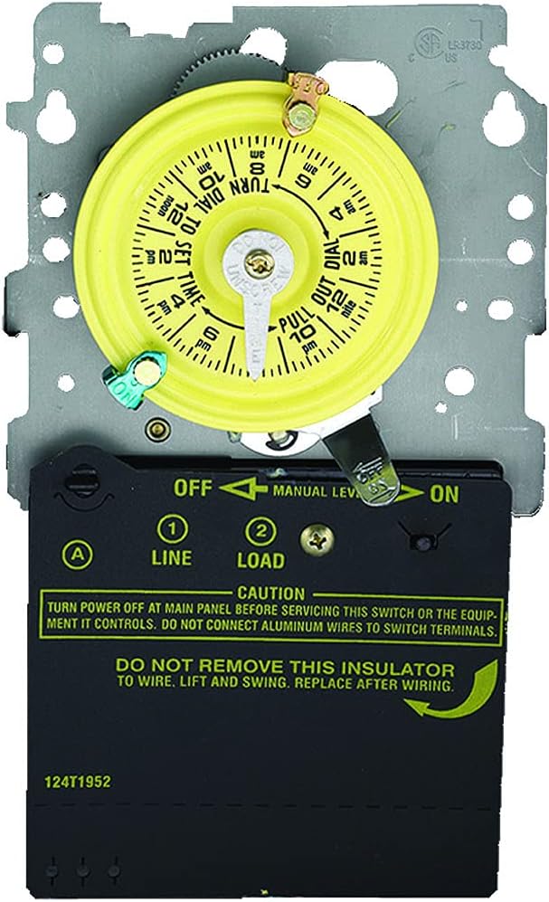 Intermatic T102 208277Volt SPST 24 Hour Mechanical Time Switch, Color
