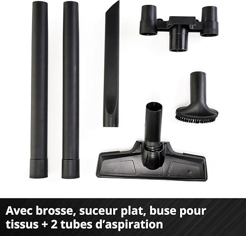 Einhell Aspirateur à Main sans Fil Te-HV 18/06 Li - Solo Power X-Change (18V, Colecteur de poussière 600 ML, avec Accessoires) Livré sans Batterie ni Chargeur - 6