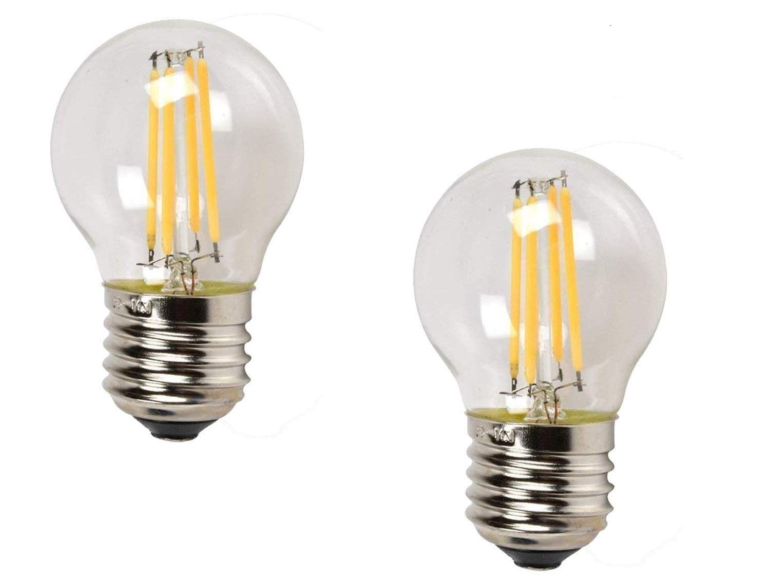 4-Watts E26;E27 Incandescent Light Bulbe, Pack of 2, Warm White Light Yellowish, Standard (newflex_170..)